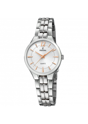 Reloj de mujer festina petite f20216/1 con esfera plateada