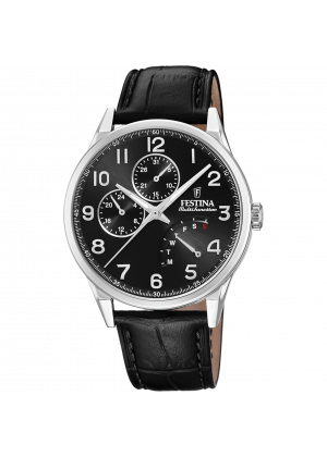 Reloj de hombre festina multifunción f20278/c con esfera negra