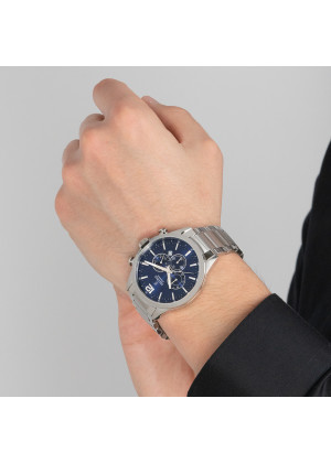 Reloj de hombre festina timeless chronograph f20343/7 con esfera azul