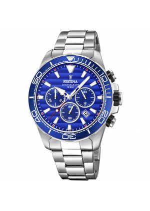 Reloj de hombre festina prestige f20361/2 con esfera azul