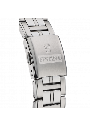 Reloj de hombre festina multifunción f20445/1 con esfera plateada