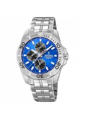 Reloj de hombre festina multifunción f20445/4 con esfera azul