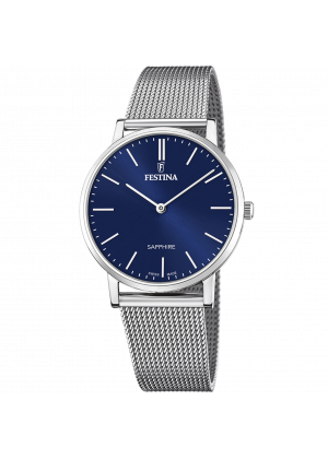 Reloj de hombre festina swiss made f20014/2 con esfera azul