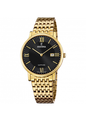 Reloj de hombre festina swiss made f20020/3 con esfera negra