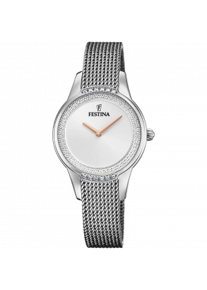 Reloj de mujer festina mademoiselle f20494/1 con esfera plateada