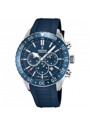 Reloj de hombre festina ceramic f20515/1 con esfera azul