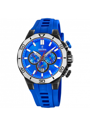 Reloj de hombre festina chrono sport f20450/7 con esfera azul