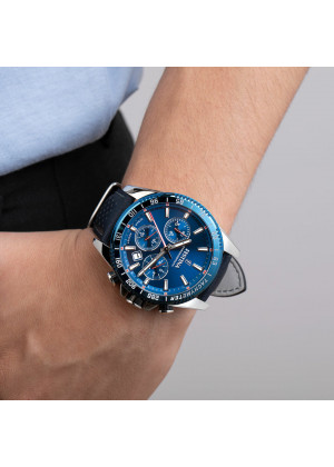 Reloj de hombre festina timeless chronograph f20561/3 con esfera azul