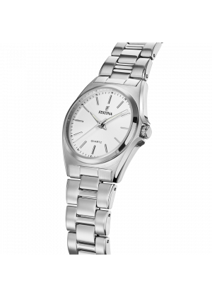 Reloj de mujer festina classics f20553/2 con esfera blanca