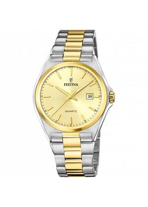 Reloj de hombre festina classics f20554/3 con esfera beige