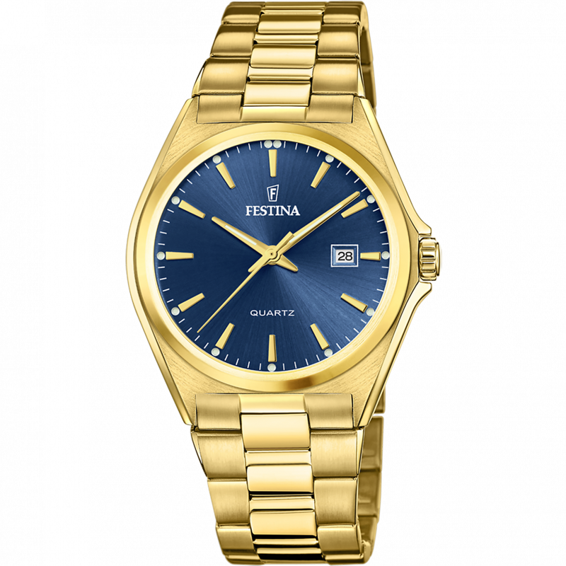 RELOJ FESTINA ACERO CLASICO F20555 4 AZUL CORREA DE ACERO HOMBRE