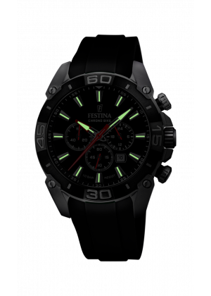 Reloj de hombre festina chrono bike f20544/1 con esfera negra