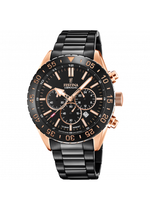 Reloj de hombre festina ceramic f20578/1 con esfera negra