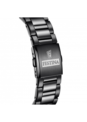 Reloj de hombre festina ceramic f20578/1 con esfera negra