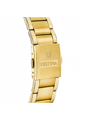 Reloj de hombre festina timeless chronograph f20633/1 con esfera blanca