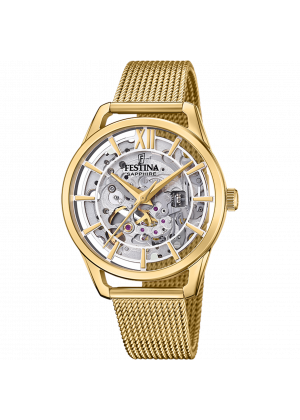 Reloj de mujer festina automatic skeleton f20629/1 