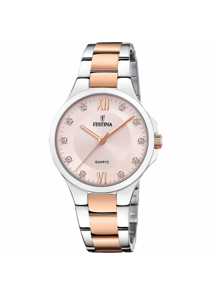 Reloj de mujer festina mademoiselle f20612/2 con esfera rosa