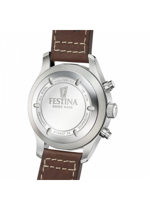 Reloj de hombre festina swiss made f20150/1 con esfera blanca