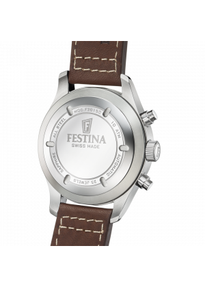 Reloj de hombre festina swiss made f20150/3 con esfera marrón