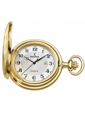 Reloj de bolsillo para hombre festina pocket f2036/1 con esfera blanca