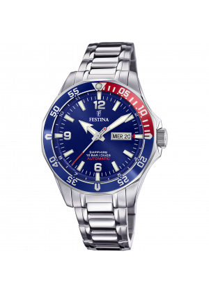 Reloj de hombre festina automatic f20478/2 con esfera azul