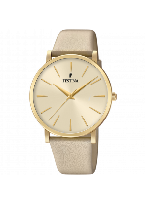 Reloj de mujer festina boyfriend f20372/2 con esfera beige