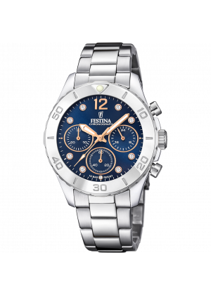 Reloj de mujer festina boyfriend f20603/3 con esfera azul