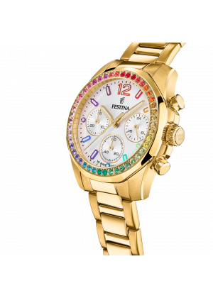 Reloj de mujer festina rainbow f20609/2 con esfera blanca