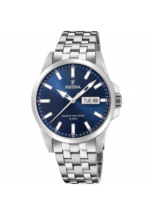 Reloj de hombre festina classics f20357/3 con esfera azul