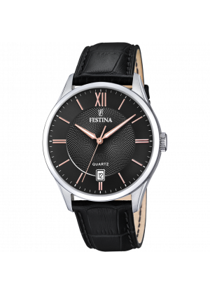 Reloj de hombre festina classics f20426/6 con esfera negra