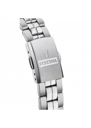 Reloj de mujer festina classics f20438/4 con esfera plateada