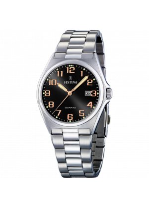 Reloj de hombre festina classics f16374/8 con esfera negra