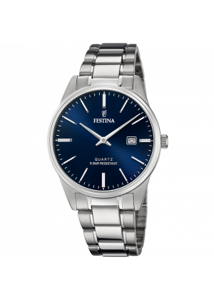 Reloj de hombre festina classics f20511/3 con esfera azul