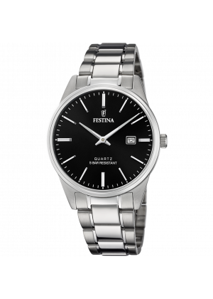 Reloj de hombre festina classics f20511/4 con esfera negra