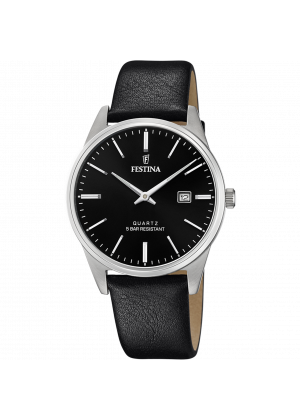 Reloj de hombre festina classics f20512/4 con esfera negra