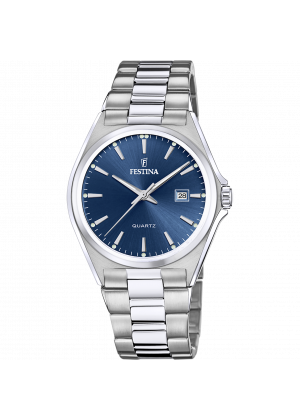 Reloj de hombre festina classics f20552/3 con esfera azul