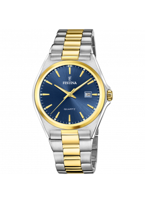 Reloj de hombre festina classics f20554/4 con esfera azul