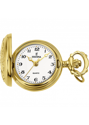 Reloj de bolsillo para mujer festina pocket f2033/1 con esfera blanca