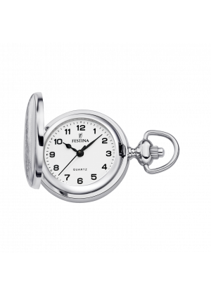 Reloj de bolsillo para mujer festina pocket f2035/1 con esfera blanca