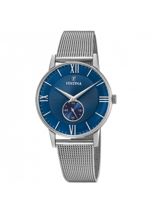 Reloj de hombre festina retro f20568/3 con esfera azul