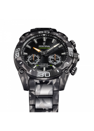 Festina connected f20545/1 negro acero inoxidable 316l, hombre