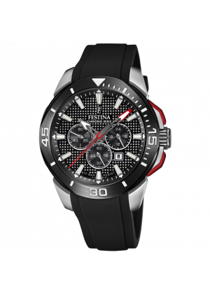 Reloj de hombre festina chrono bike f20642/4 con esfera negra