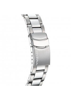 Reloj festina f20623/1 blanco correa de acero inoxidable 316l, hombre