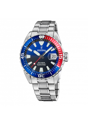 Reloj festina the originals f20669/4 azul correa de acero inoxidable 316l, hombre