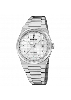  reloj de hombre festina swiss made rivé f20028/1 blanco 