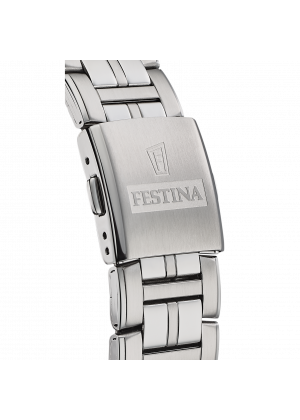 Reloj festina f20445/7 verde correa de acero inoxidable 316l, hombre