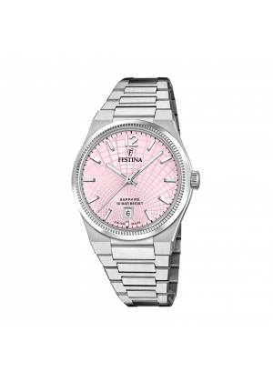  reloj de mujer festina swiss made rivé f20052/3 rosa 