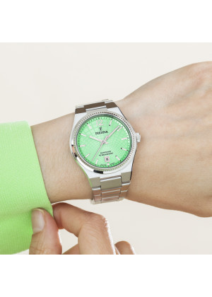  reloj de mujer festina swiss made rivé f20052/4 verde 