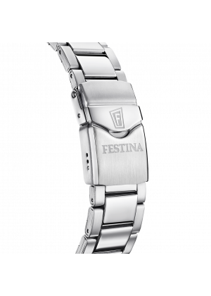 Reloj festina f20663/5 azul correa de acero inoxidable 316l, hombre