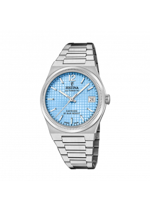  reloj de mujer festina swiss made rivé f20029/2 azul 